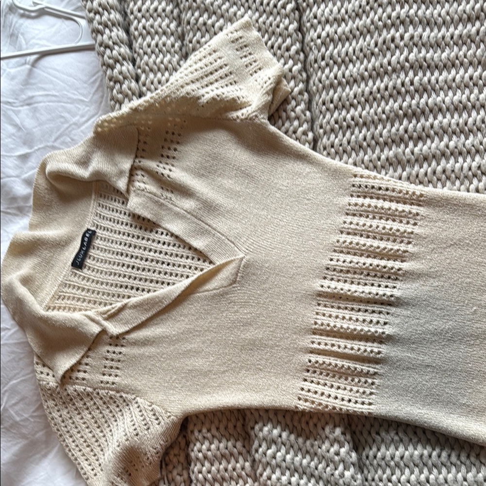 JLUXLABEL Cream Midi Dress - Picture 2 of 3
